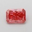 0.65 Ct. Fancy Vivid Pink Radiant Lab Grown Diamond