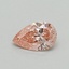 0.34 Ct. Fancy Vivid Pink Pear Lab Grown Diamond