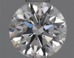 Round diamond — real photo