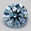 1.56 Ct. Fancy Blue Round Lab Grown Diamond