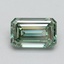 1.07 Ct. Fancy Vivid Green Emerald Lab Grown Diamond