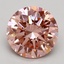 3.01 Ct. Fancy Intense Pink Round Lab Grown Diamond
