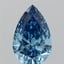 2.10 Ct. Fancy Vivid Blue Pear Lab Grown Diamond