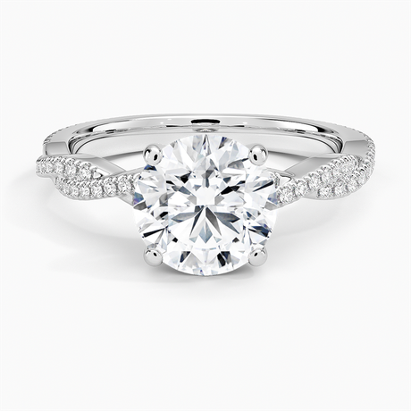 Scalloped Engagement Ring