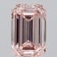 4.81 Ct. Fancy Intense  Pink Emerald Lab Grown Diamond