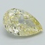 1.33 Ct. Fancy Intense Yellow Pear Lab Grown Diamond
