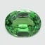 8.5x6.4mm Unheated Green  Oval  Tsavorite Garnet