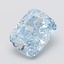 2.24 Ct. Fancy Vivid  Blue Cushion Lab Grown Diamond