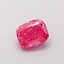 1.10 Ct. Fancy Vivid  Pink Cushion Lab Grown Diamond