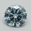 3.00 Ct. Fancy Intense Blue Round Lab Grown Diamond