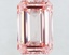 3.67 Ct. Fancy Vivid Pink Emerald Lab Grown Diamond