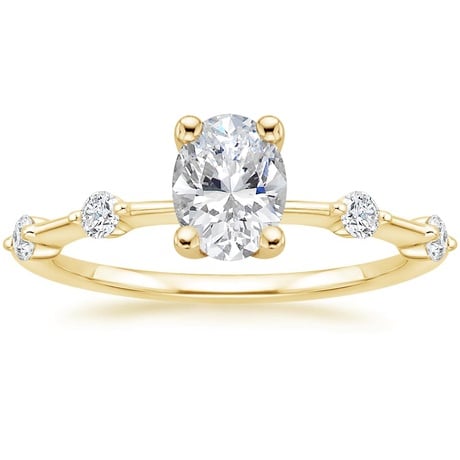 18K Yellow Gold Aimee Diamond Bridal Set