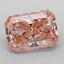 2.59 Ct. Fancy Vivid  Pink Radiant Lab Grown Diamond