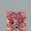 1.91 Ct. Fancy Vivid Pink Princess Lab Grown Diamond