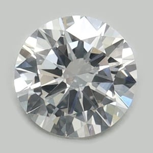 Round diamond — real photo