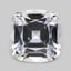6.0mm  White  Cushion   Sapphire