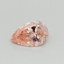 0.30 Ct. Fancy Vivid Pink Pear Lab Grown Diamond