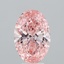 5.07 Ct. Fancy Vivid Pink Oval Lab Grown Diamond