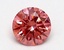 0.61 Ct. Fancy Vivid Pink Round Lab Grown Diamond