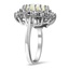 The Uplands Ring, smalltop view on a hand
