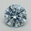 3.18 Ct. Fancy Intense Blue Round Lab Grown Diamond