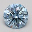 2.04 Ct. Fancy Blue Round Lab Grown Diamond