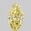0.88 Ct. Fancy Intense  Yellow Marquise Lab Grown Diamond