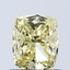 1.02 Ct. Fancy Intense Yellow Cushion Lab Grown Diamond