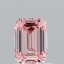 0.96 Ct. Fancy Intense  Pink Emerald Lab Grown Diamond
