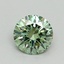 0.7 Ct. Fancy Vivid Pacific Green Round Lab Grown Diamond