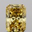 1.09 Ct. Fancy Vivid Yellow Radiant Lab Grown Diamond