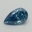 0.81 Ct. Fancy Vivid Blue Pear Lab Grown Diamond