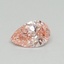 0.30 Ct. Fancy Vivid Pink Pear Lab Grown Diamond