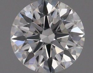 Round diamond — real photo
