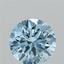 1.61 Ct. Fancy Vivid Blue Round Lab Grown Diamond