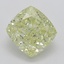 1.53 Ct. Fancy Light Yellow Cushion Diamond