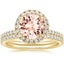 18KY Morganite Waverly Diamond Bridal Set (2/3 ct. tw.), smalltop view