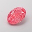 2.52 Ct. Fancy Vivid Pink Oval Lab Grown Diamond