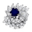 Retro Sapphire Cocktail Ring
