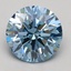 1.55 Ct. Fancy Intense Blue Round Lab Grown Diamond