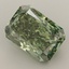 5.53 Ct. Fancy Vivid Green Radiant Lab Grown Diamond