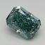 1.13 Ct. Fancy Vivid Green Radiant Lab Grown Diamond