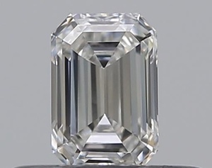 Emerald diamond — real photo