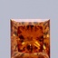 1.55 Ct. Fancy Vivid Orange Princess Lab Grown Diamond