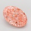 9.10 Ct. Fancy Vivid Pink Oval Lab Grown Diamond