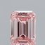 1.01 Ct. Fancy Intense Pink Emerald Lab Grown Diamond
