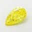 1.60 Ct. Fancy Vivid Yellow Pear Lab Grown Diamond