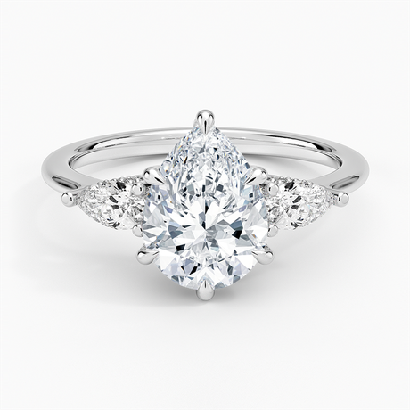 Adorned Opera Three Stone Diamond Ring - Brilliant Earth