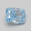 2.09 Ct. Fancy Vivid Blue Cushion Lab Grown Diamond