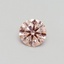 0.51 Ct. Fancy Intense Pink Round Lab Grown Diamond